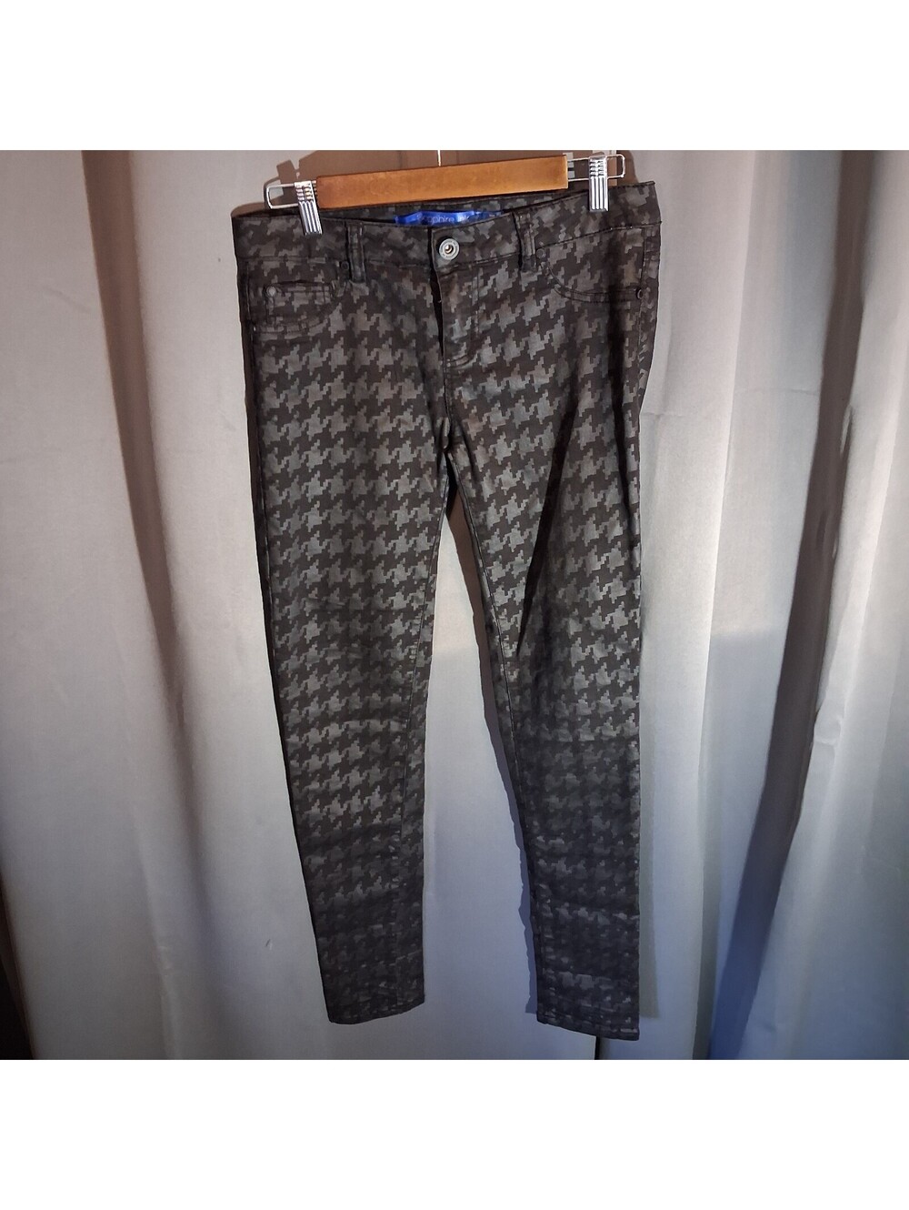 Sapphire Ink Women's Houndstooth Pattern Pants Size 7